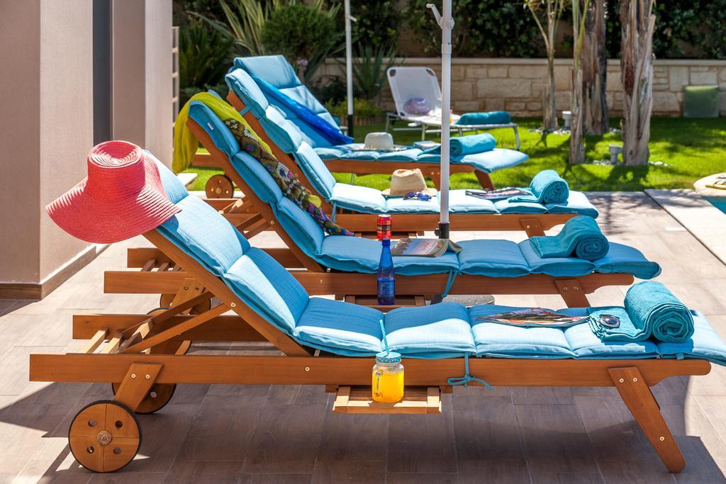 Superior Villa Marina Mare Sauna Hammam Nea Kydonia Exterior foto